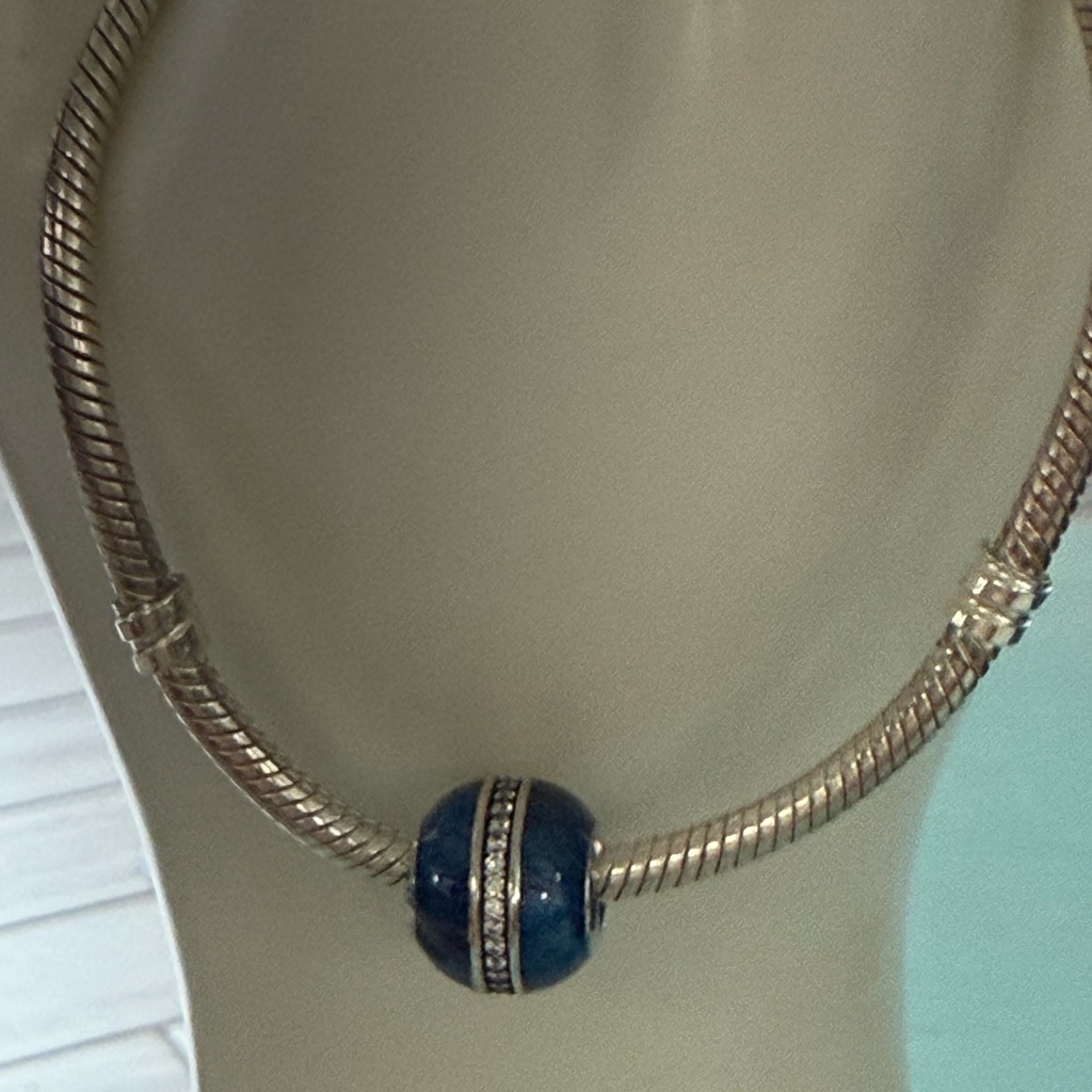 Pandora Orbit Charm Midnight Blue Orbit Charm